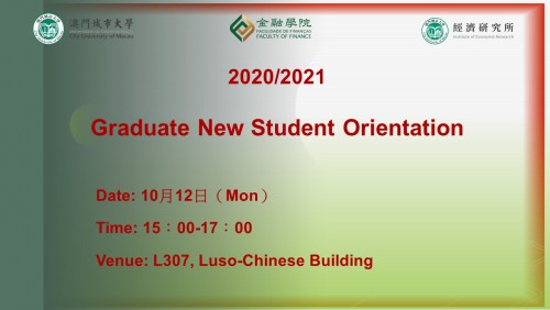 2020/2021Graduate New Student Orientation