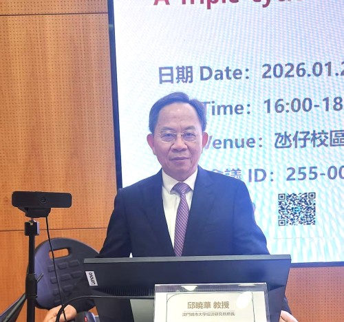 CityU Hosts Finance Seminar Exploring " The Future is Bright, the Path is Winding: A Triple-cyc...